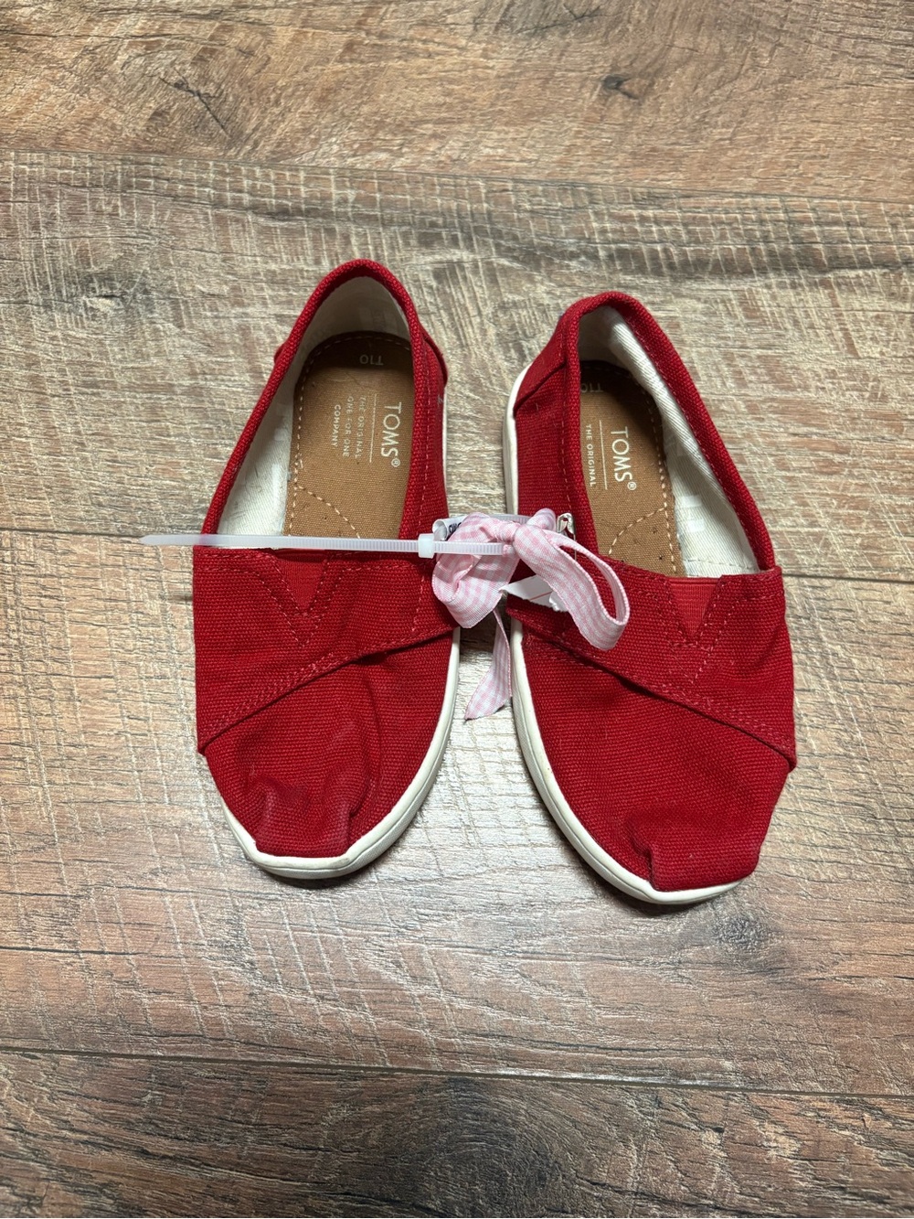 Toms (Red) Kids Size 10